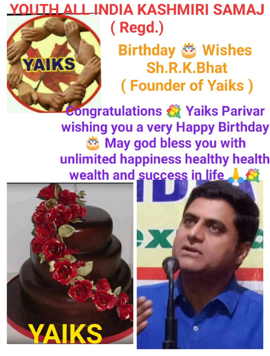 BhatSumit1's tweet photo. Jai maa Yaiks 🙏
hardik shubhkamnaen aapko  Janam din ke  aapko ...........lu sir g😍 https://t.co/3N4v5yI4MF