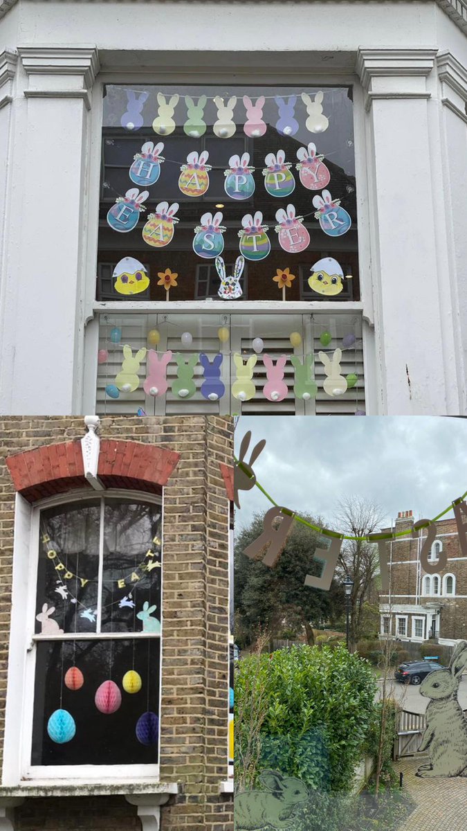 As #Easter approaches it is the perfect time to explore the neighbourhood. Our amazing #PTFA have worked hard to decorate their windows and provide an #EasterTrail for the school community. Lots of EGG-citing prizes to be won...

#SchoolCommunity #WorkingTogether #BlackheathLife