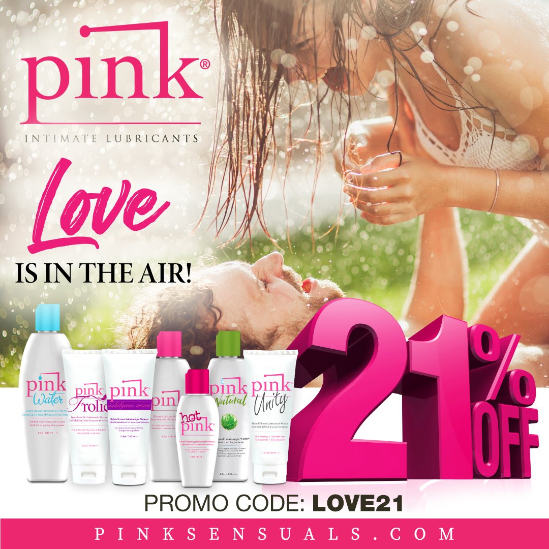 Shop PINK Premium Personal Lubricants and Save BIG! 

pinksensuals.com/shop
pinksensuals.com/toys

Enter Coupon Code: LOVE21 @ Checkout and save 21% off your entire purchase!!!!

Our free monthly drawing: pinksensuals.com/draw