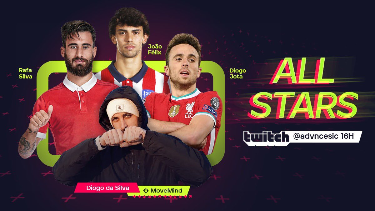 Torneio ALLSTAR de FIFA21 com <a href="/joaofelix70/">João Félix</a>, <a href="/DiogoJota18/">Diogo Jota</a>, <a href="/rafa18oficial/">Rafael Silva</a> e <a href="/M0veMind/">MoveMind</a>.

Descobre como podes participar na iniciativa, vão ser sorteadas 2 vagas pela @AdvnceSic.

📝: fraglider.pt/19652-diogo-jo…

#Fraglider