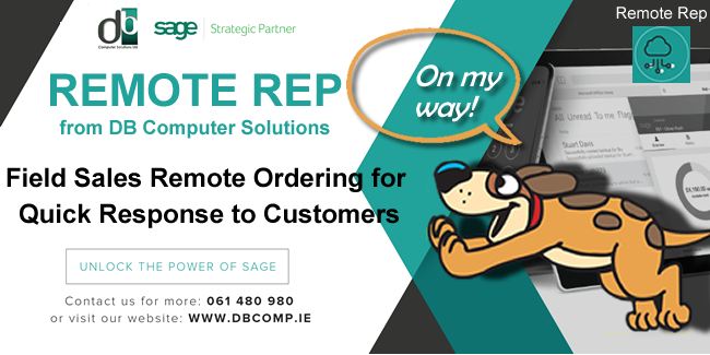 DB_Comp's tweet photo. #RemoteRep from DB Computer Solutions. Field #Sales Remote Ordering delivers quick response to customer for more #sales and #profits. Contact us 061 480 980 or go to https://t.co/bA7qsQtszv https://t.co/njigihinLe