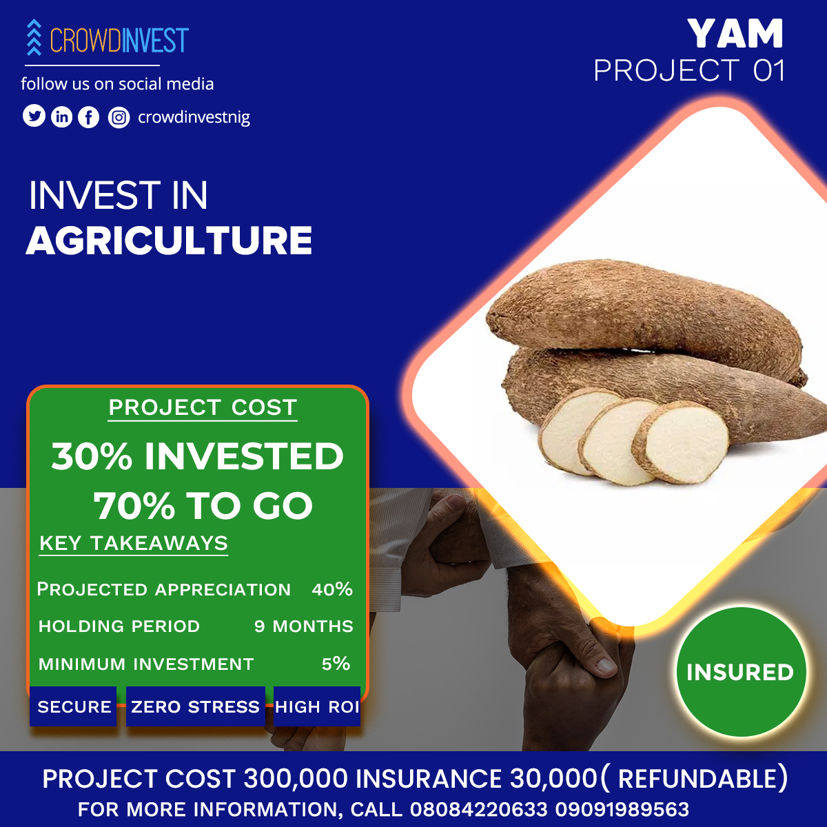 Crowdinvestnig's tweet photo. Here are available investments with high ROI you don't want to miss.
#investment #agroinvestment #chickenproject #doublemoney #ExtraSourceOfIncome #investmentopportunity #crowdinvest #agricinvestment #investors https://t.co/rxNcebpqsu