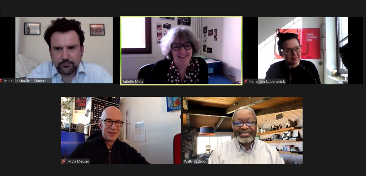 Creators_ECSA's tweet photo. #CapacityTriangle was a success! 🎉

A big thank you to the attendees and especially our speakers  Micki Meuser, Wally Badarou, Juliette Metz, &amp; Katharina Uppenbrink for discussing collective bargaining agreements with us👏

📌Missed it? Watch it here: https://t.co/Dwxs6brdvb https://t.co/16eW5e1Tt9