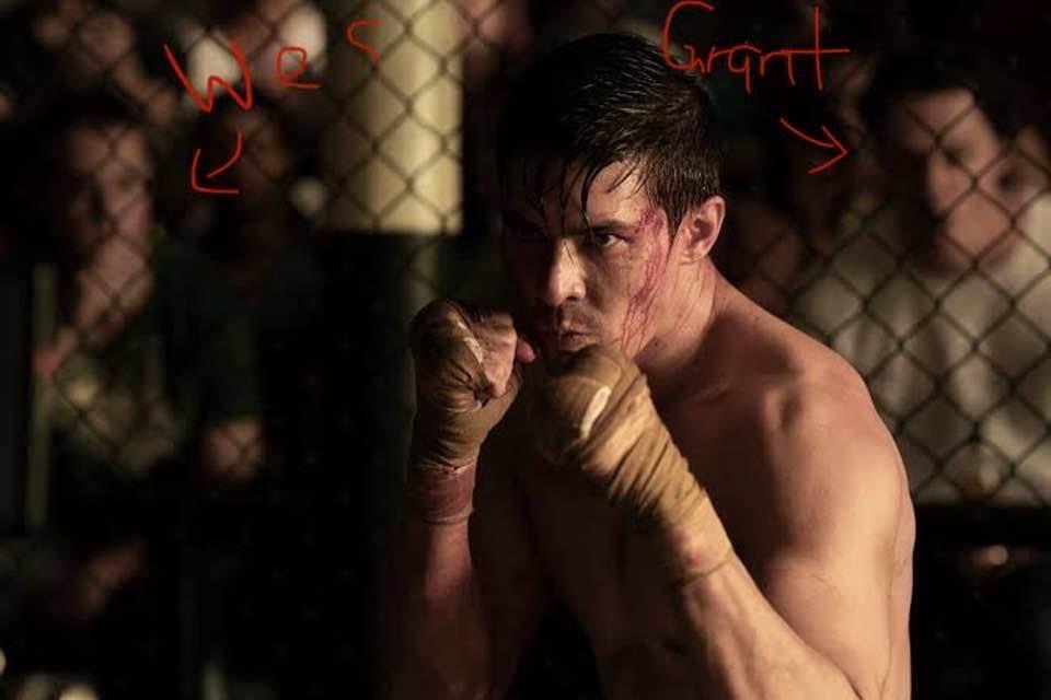 Only realized my son Wesley and I are in the background of a #MortalKombatMovie promo shot