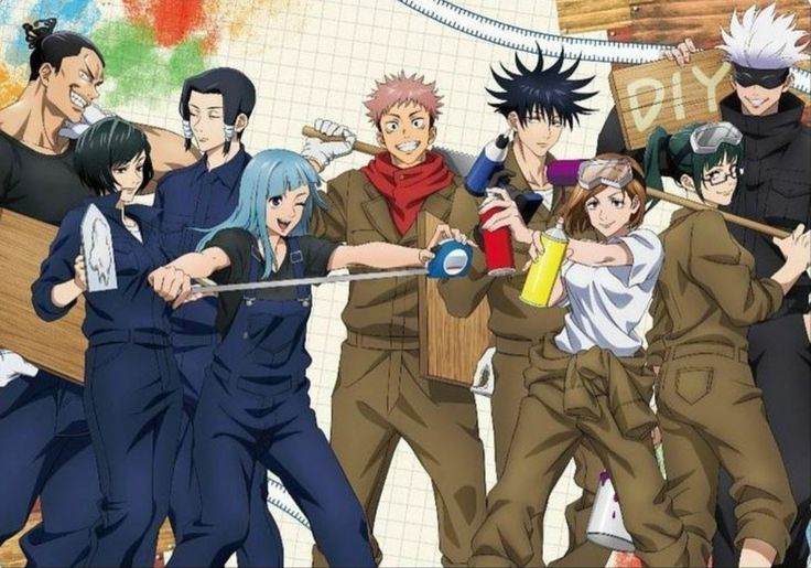 Yosselii's tweet photo. Si me preguntasen cuál ha sido mi personaje favorito, no sabría decirle, porque me han encantado todos! 
Espero que se siga adelante con esta seriaza. Ha sido una bocanada de aire fresco, adoro a #Itadoriyuuji . 
10/10. 
#JujutsuKaisen #anime https://t.co/BolgbPhPir