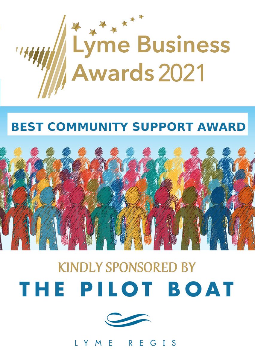JurassicAwards's tweet photo. #bestcommunitysupport entries being taken now so nominate a person, organisation or business in #lymeregis thats helped the town in this last year of unprecedented stress. Thanks to sponsor #thepilotboat https://t.co/eS94vqvOEb https://t.co/ZH8MD1O8uU