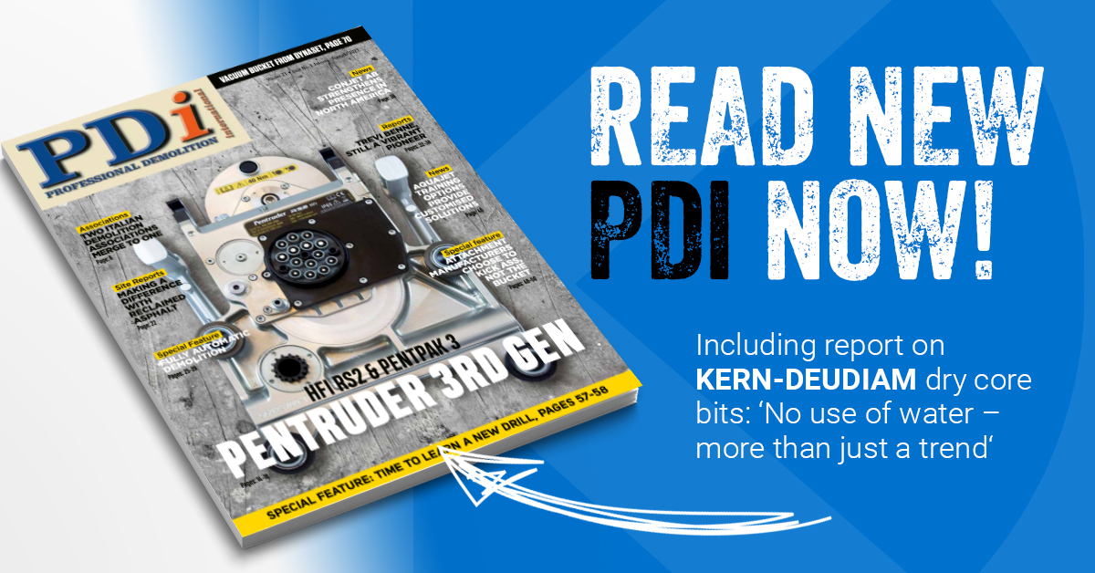 KernDeudiam's tweet photo. Have you checked the new @pdimagazine yet? Inside, you will also find an article about our extremely popular dry core bits (drilling concrete without water). 🚫💦

Read it online now for free!
➡️ https://t.co/nmxAdhiCkt

#concretecutting #concrete #concretecutter #KERNDEUDIAM https://t.co/8lXus0AGlX