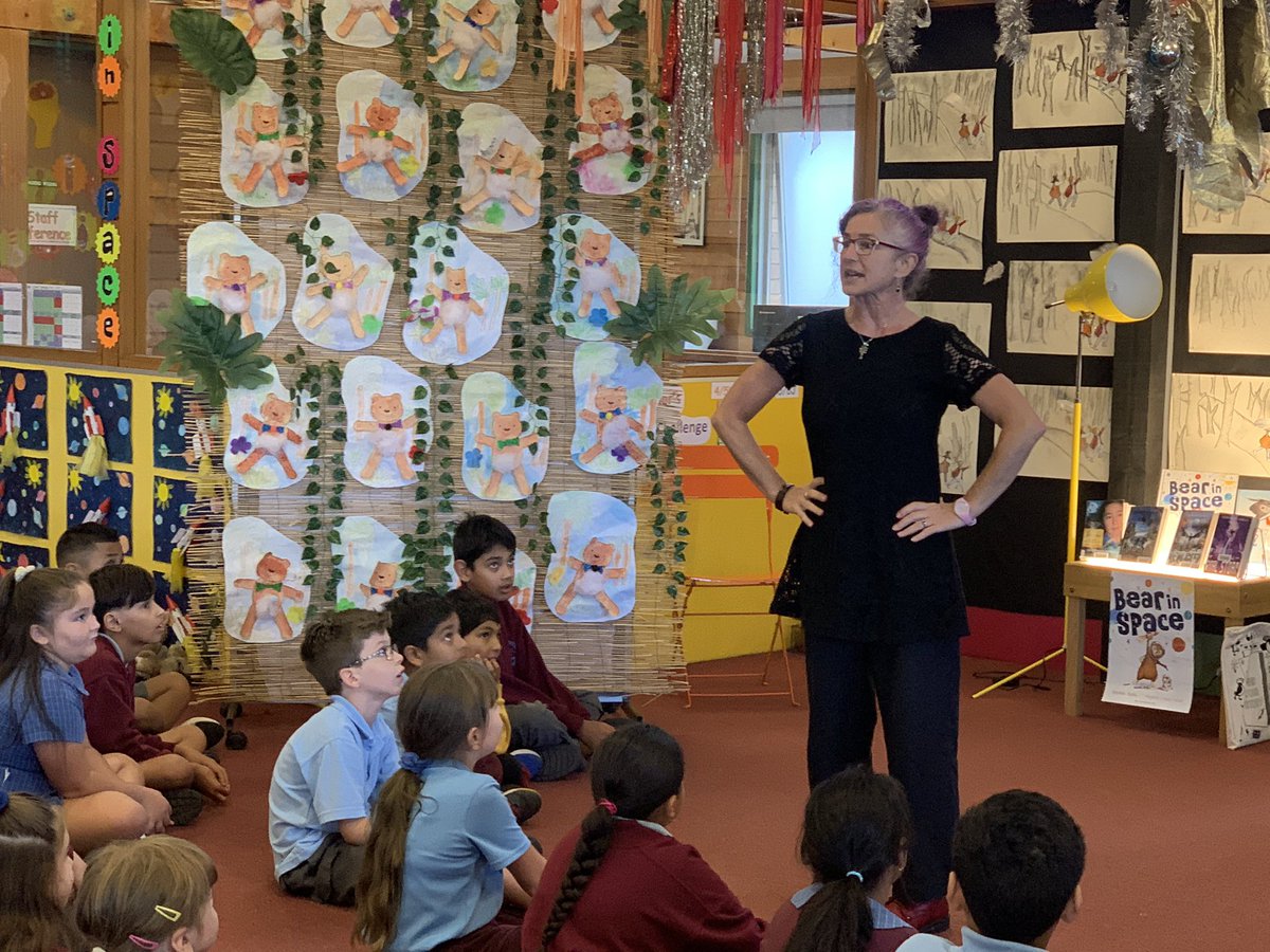 kylie_lyneham's tweet photo. Today author Deb Abela talked to our students about her journey to becoming a successful author. Her own storytelling style certainly captivated Stg 2 students as you can see in these photos. Thanks @lynlynch @wendy_chenoweth for organising this visit. #sackcess  @_iEndo https://t.co/lWdudMb8Do