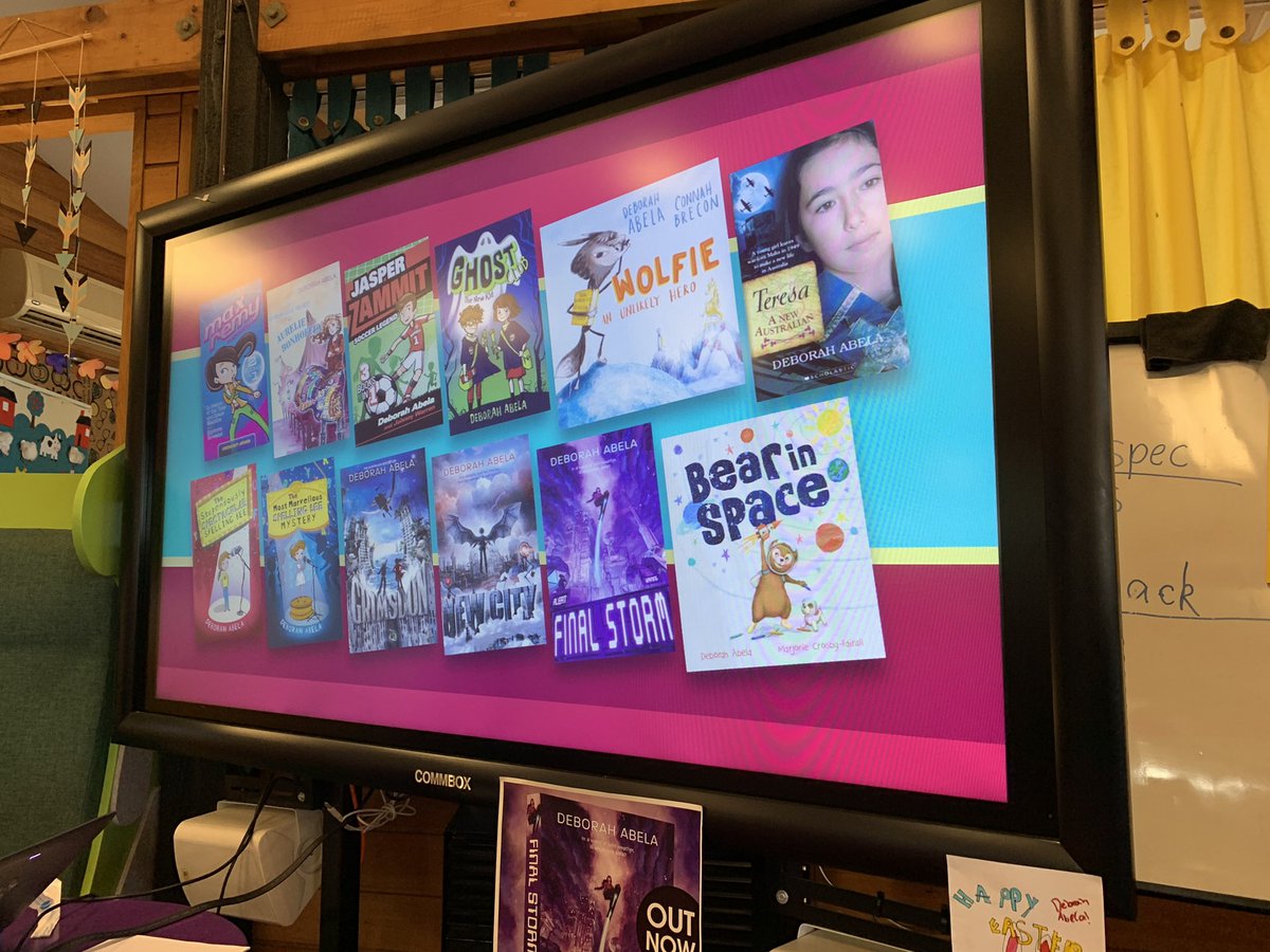 kylie_lyneham's tweet photo. Today author Deb Abela talked to our students about her journey to becoming a successful author. Her own storytelling style certainly captivated Stg 2 students as you can see in these photos. Thanks @lynlynch @wendy_chenoweth for organising this visit. #sackcess  @_iEndo https://t.co/lWdudMb8Do