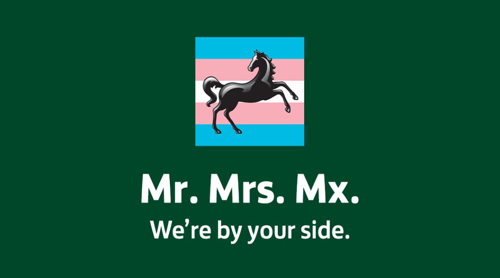 We’re far from perfect, but we are making changes for transgender customers. For one thing, it’s now easier to update your title and name on most accounts. #TransDayOfVisibility #ByYourSide #AlwaysProud