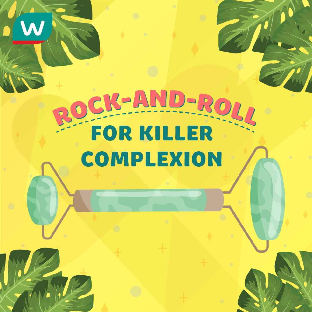 watsonsmy's tweet photo. [WATSONS TIPS]
Not sure what a Jade Roller is for? 😉 We got you! 🙌
Once you get to know it, you can never live without it! 😘 Let's "ROCK and ROLL" with a Jade Roller for an improved skincare routine! ❤️

#JadeRoller #Skincare #RockNRoll #MeTime #WatsonsTips #WatsonsMalaysia https://t.co/0NL9afb9VB