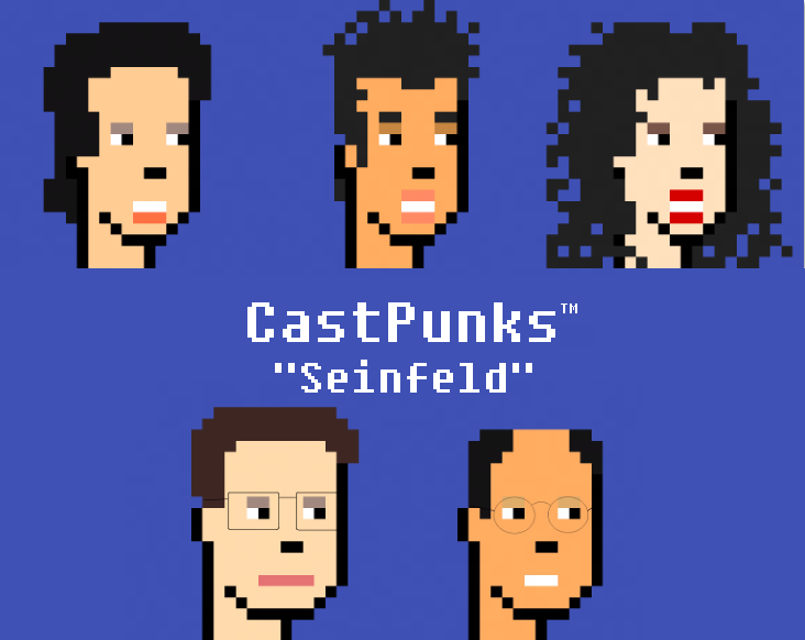CastPunks's tweet image. BRAND NEW PROJECT!

Introducing @CastPunks.
A project dedicated to digitizing famous casts within the entertainment industry. 

BUY NOW⬇️
opensea.io/collection/cas…

#nfts #nftcollectors #NFTCommunity #nft #NFTartist #Seinfeld