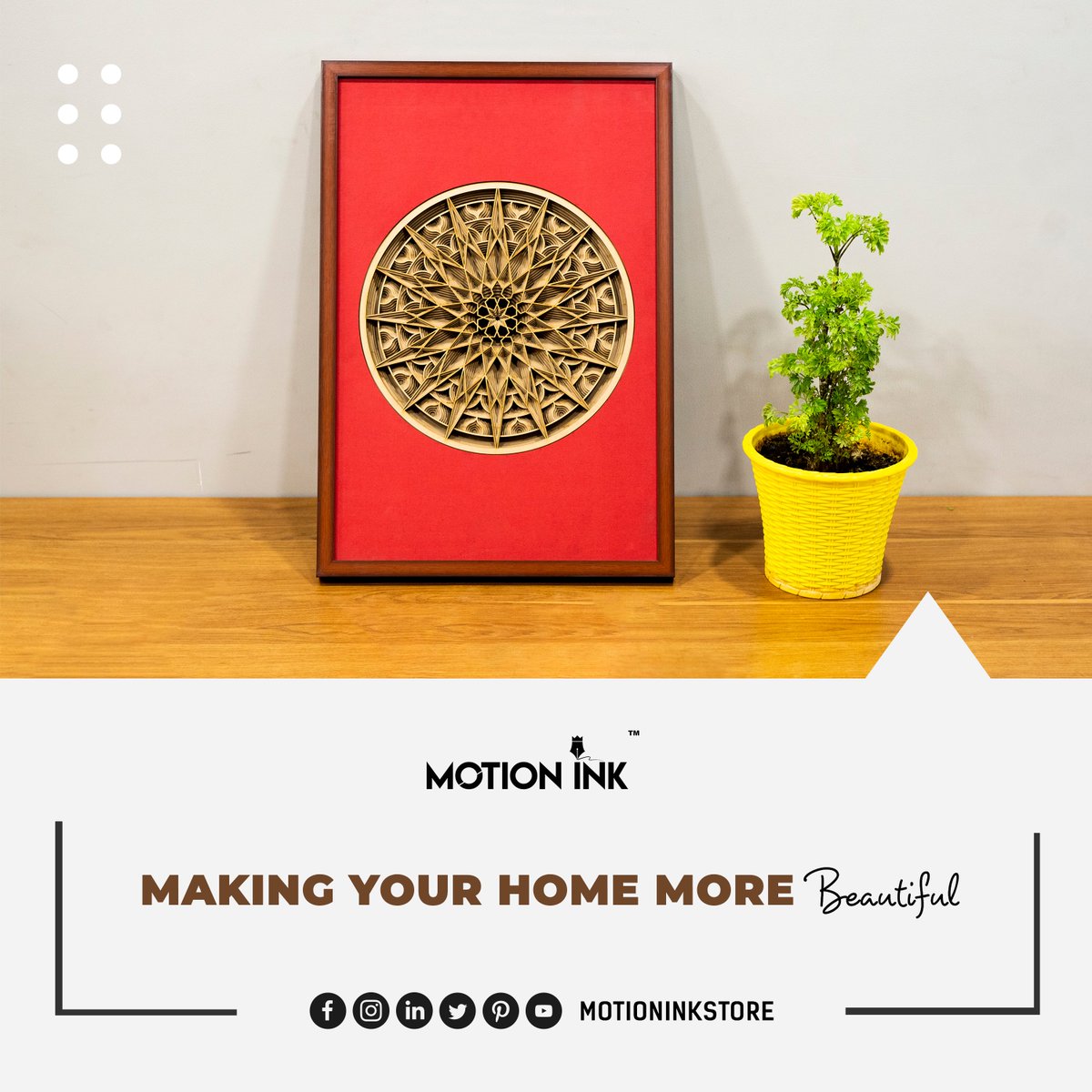 motioninkstore's tweet photo. The meaning of the word mandala in Sanskrit is circle. Mandala is a spiritual and ritual symbol in Hinduism and Buddhism, representing the universe. The circular designs symbolize the idea that life is never ending and everything is connected... https://t.co/TQ8PIArY0x