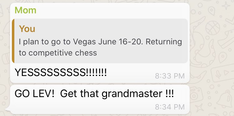 Momma believes in me 😭