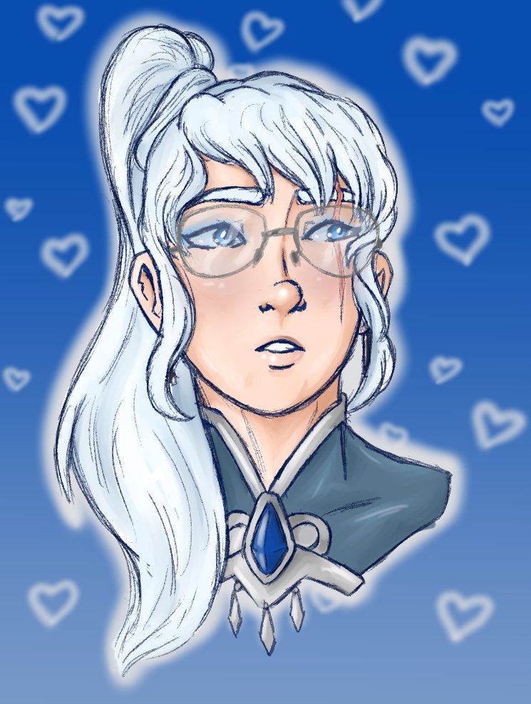 weiss schnee with glasses for <a href="/kingdandelion_/">Mads !!</a> !! thanks again for the donation fam !