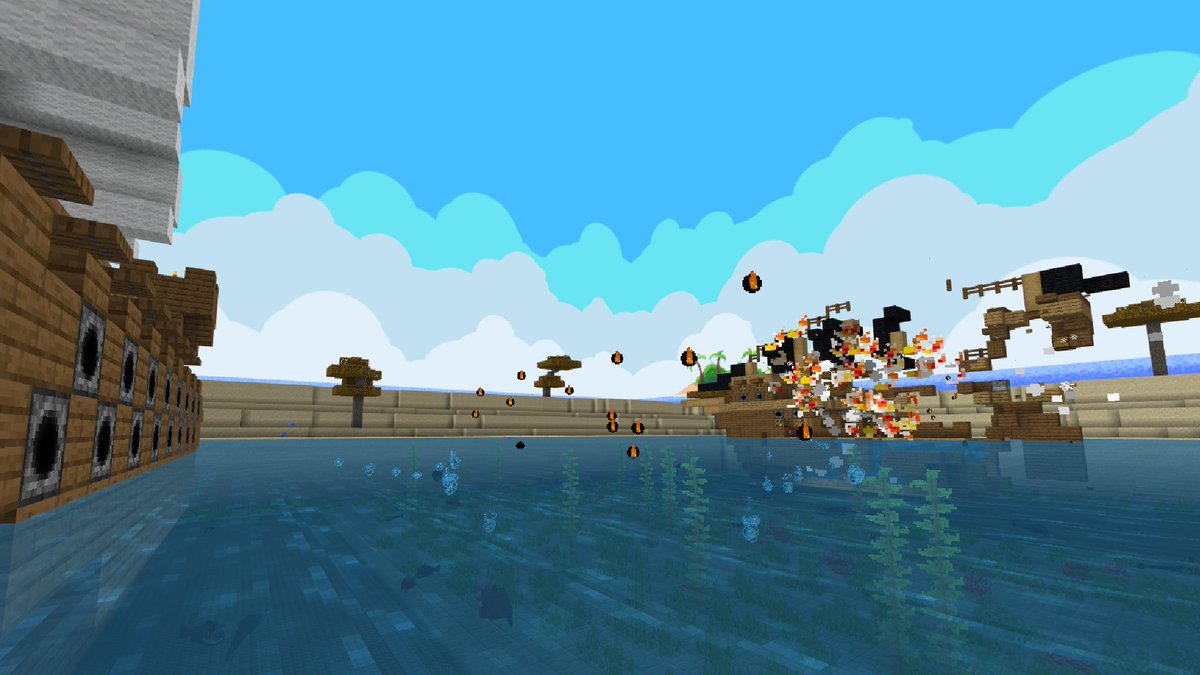 DeliSoft_studio's tweet image. Fight off enemy pirates by destroying their ships with cannons and duel them with swords for treasure in Pixel Piracy!
- Includes 2 pirate skins
- 6 pre-built ships

#Minecraft #Pirate