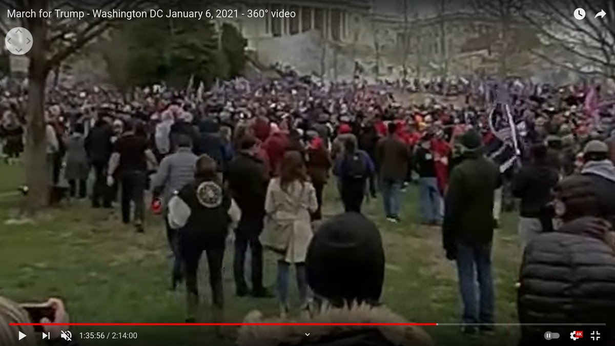 @DaPals1 @erica1933 And the man in the gray jacket is carrying what could be that red hat, while #JolietPipefitter might be carrying the blue sweatshirt. But does this mean that after the barricade breach they all went away from the Capitol and then came back?