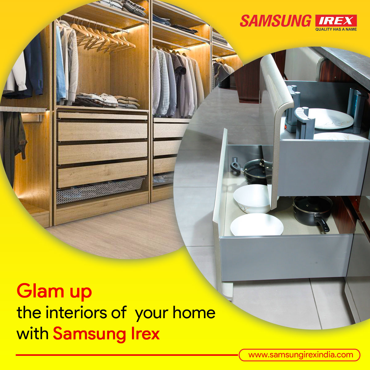 SamsungIrex's tweet photo. Glam up the interiors of your home with Samsung Irex

#SamsungIrexIndia #modular #korean #interiordesign #wardrobe #modularwardrobes #osjang #irexproducts #wardrobeseries https://t.co/5nTxcfsa2W