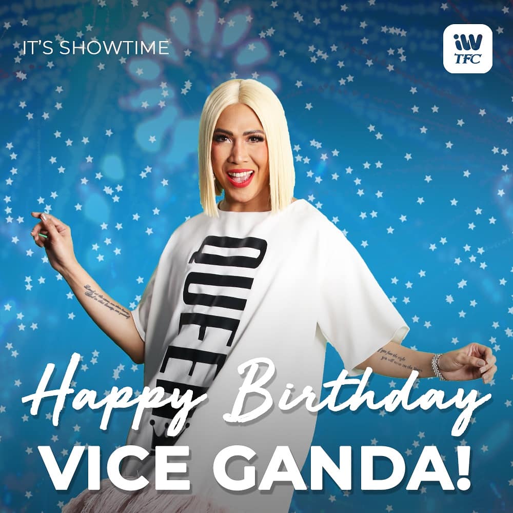 Happy birthday,    Mag-marathon na ng fave Vice Ganda shows and movies mo today on iWantTFC! 