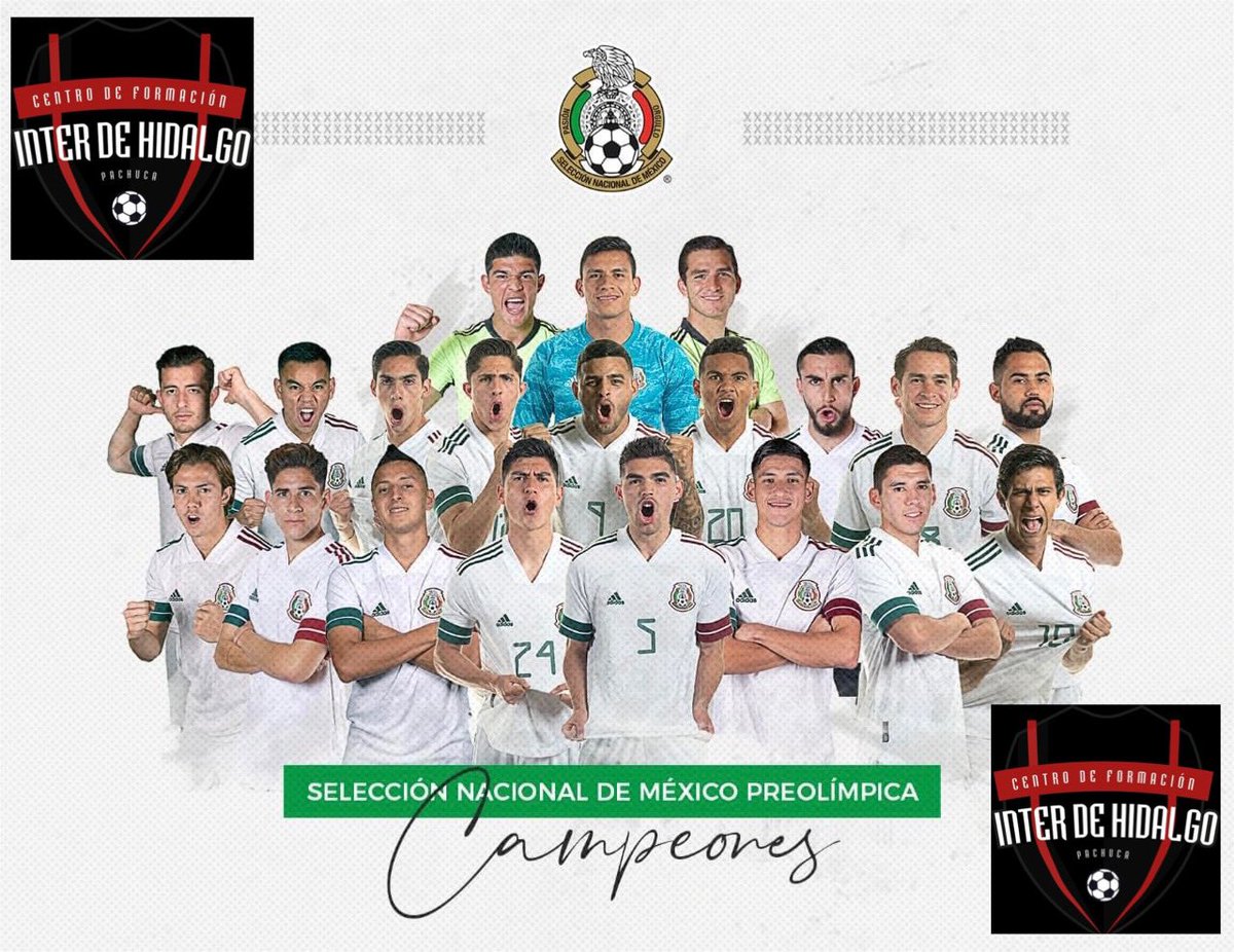 hidalgo_inter's tweet photo. Felicidades Campeones!! Selección Nacional de #México Preolímpica. Seguimos sus pasos!! #InterDeHidalgo #SoyInter #SoyInterFemenil @miseleccionmx https://t.co/2BzBUL3Tfr