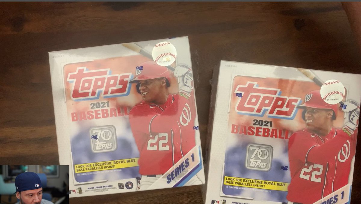 MLozadaContent's tweet photo. Testing out some stream stuff and opening up some @Topps packs... 

https://t.co/8KWYsFCl1O

Join meh. https://t.co/aQ3YTHi33l