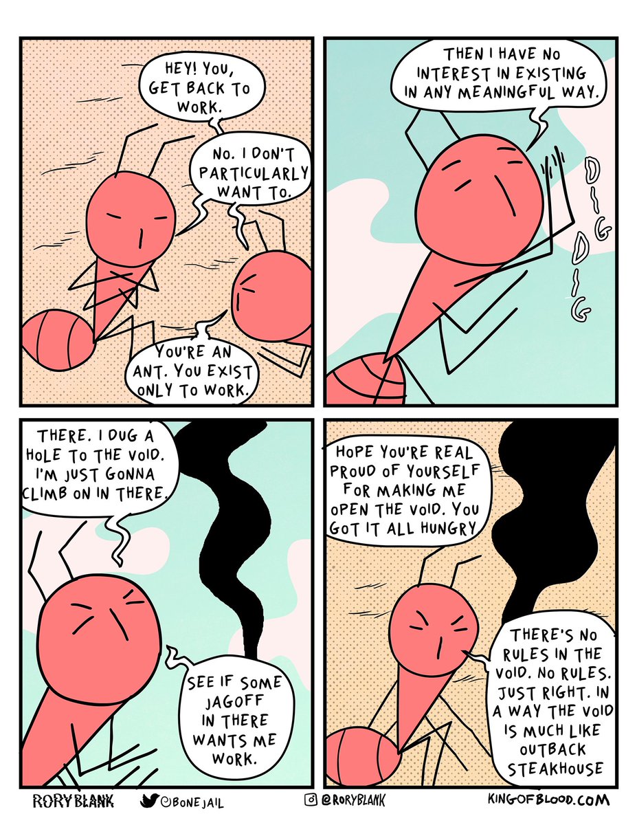 I'll just dig my way out 