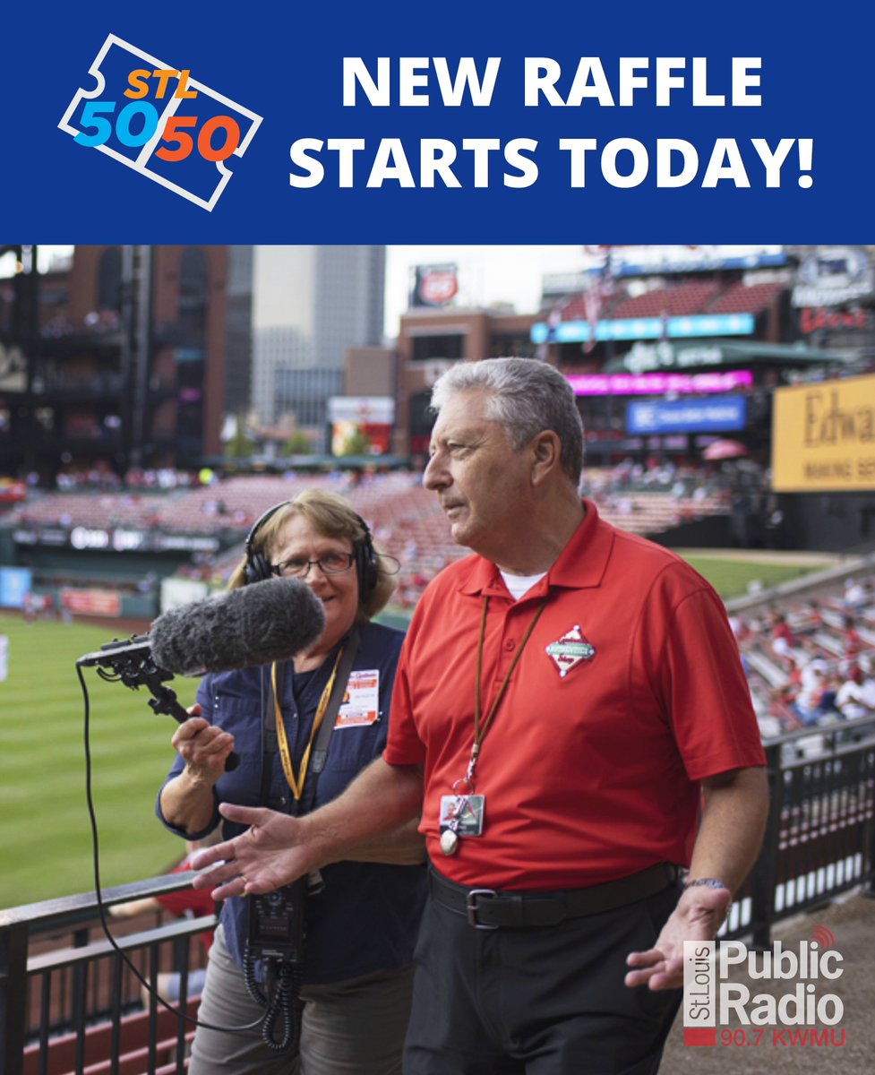 stl5050's tweet photo. No pranks from us today; welcome to the fifth round of the STL 50/50 Charity Raffle! This month we’re supporting the renowned @stlpublicradio! https://t.co/Hk0ODuNaBK https://t.co/NcvMSh5LXQ