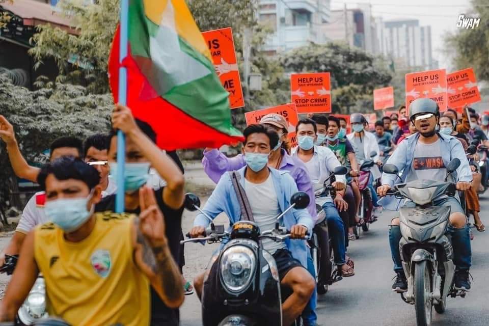 Mandalay Strike 
#Mar31Coup
#WhatsHappeningInMyanmar 
#AntiFascistRevolution2021