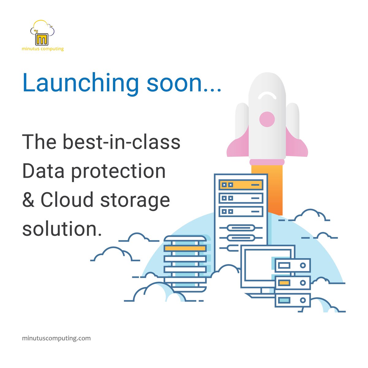 MinutusC's tweet photo. The wait is almost over.
#minutuscomputing #cloud #cloudcomputing #dataprotection #datasecurity #cloudstorage #smebusiness https://t.co/8OQYOvVtDg