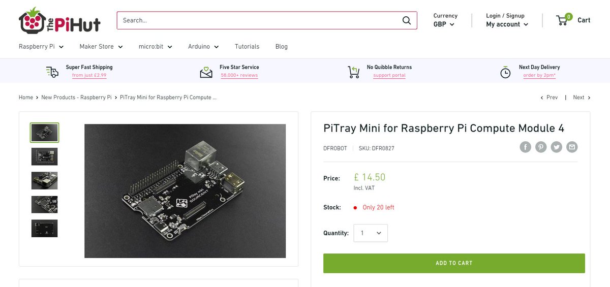 BG5USN's tweet photo. Sourcekit #PiTray mini arrived on PiHub. https://t.co/P29PxOqdIJ https://t.co/fya5Cv5l6H