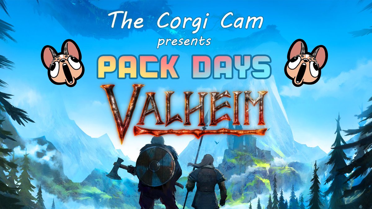 TheCorgiCam's tweet photo. #TheCorgiCam is back tonight!
Presenting PACK DAYS! Streams dedicated to YOU - the community!
Tonight - an open lobby in #Valheim!
All subs and viewers welcome!

Live @ 9pm ET!

https://t.co/JMxMQ6FHcF

#PackDays #corgicam #corgis #corgi #twitchstreamer #twitch #dog #dogs #vtuber https://t.co/n8p403XClK