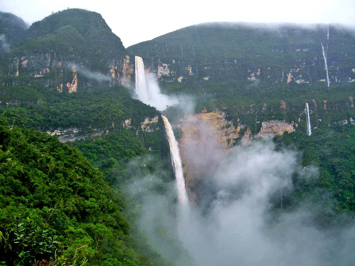 Today we're checking out Gocta Waterfall in the province of Bongara in northern Peru. While the locals have known about the falls for centuries it was only discovered by the outside world in 2002. It's Peru's tallest free falling waterfall at 2,530 ft tall.