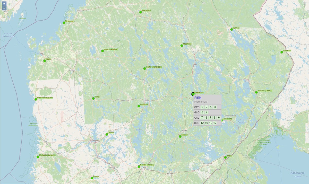 fgi_nls's tweet photo. Without #GNSS signals many critical infrastructures would not work. With aid from @TraficomFinland our researchers created a public GNSS quality monitoring service for Finland. Read more and check it out: https://t.co/qzUFHuQ1PU
#resilientPNT #security https://t.co/echcYWQPk0