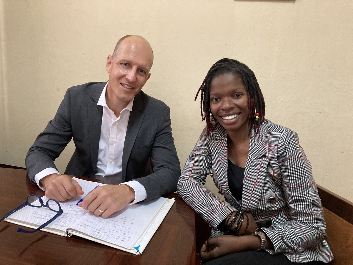 jbeijmo's tweet photo. Un rencontre très intéressant hier à #Bukavu - Lucienne Posho est la directrice de Radio Universitaire ISDR 102,7. La Suède est fière de soutenir les femmes leader dans le secteur média à travers @Internews_RDC https://t.co/WxQzWCZxTo
