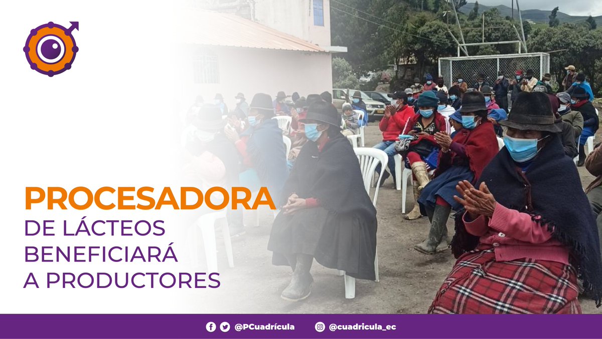 PCuadricula's tweet photo. PLANTA PROCESADORA DE LÁCTEOS BENEFICIARÁ A PRODUCTORES.

Lee la nota: https://t.co/tRXt7RV7Ih
.
¡SÍGUENOS EN NUESTRAS REDES SOCIALES!
.
#ecuador #cuadricula #chuquipogyo #chimborazo #productores #asoprogar #MAG https://t.co/BnrFrpsoAM