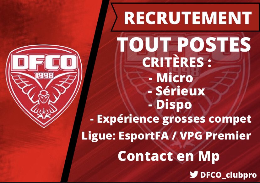 Dijon FCO Esport tweet media