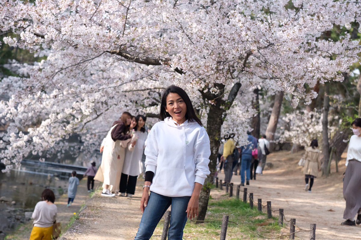 Marvelous_JT's tweet image. 🌸春の訪れ🌸

満開の桜にネーンも感激😍
天気も良くて最高ですね！！

#JTマーヴェラス #JTmarvelous
#タットダオ・ヌクジャン
#ทัดดาวนึกแจ้ง
#美人通訳のメイさんも一緒に
#桜
#夙川