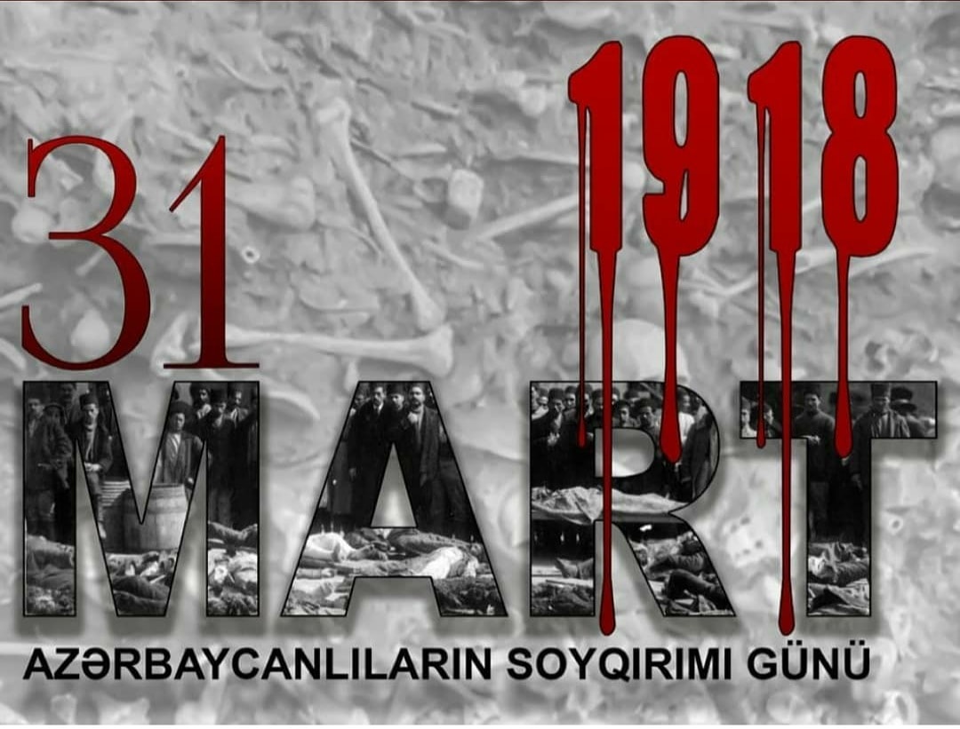 PNurmaqamedova's tweet photo. Bu gün 31 Mart – Azərbaycanlıların Soyqırımı Günüdür. 
Soyqırım qurbanlarının əziz xatirəsini ehtiramla yad edir, bütün şəhidlərimizə Allah"dan rəhmət diləyirik, Unutma Unutdurma.!!!
.
#unutmadiq #unutmariq #31martsoyqırımı #soyqırım https://t.co/KHrnbNm5GF