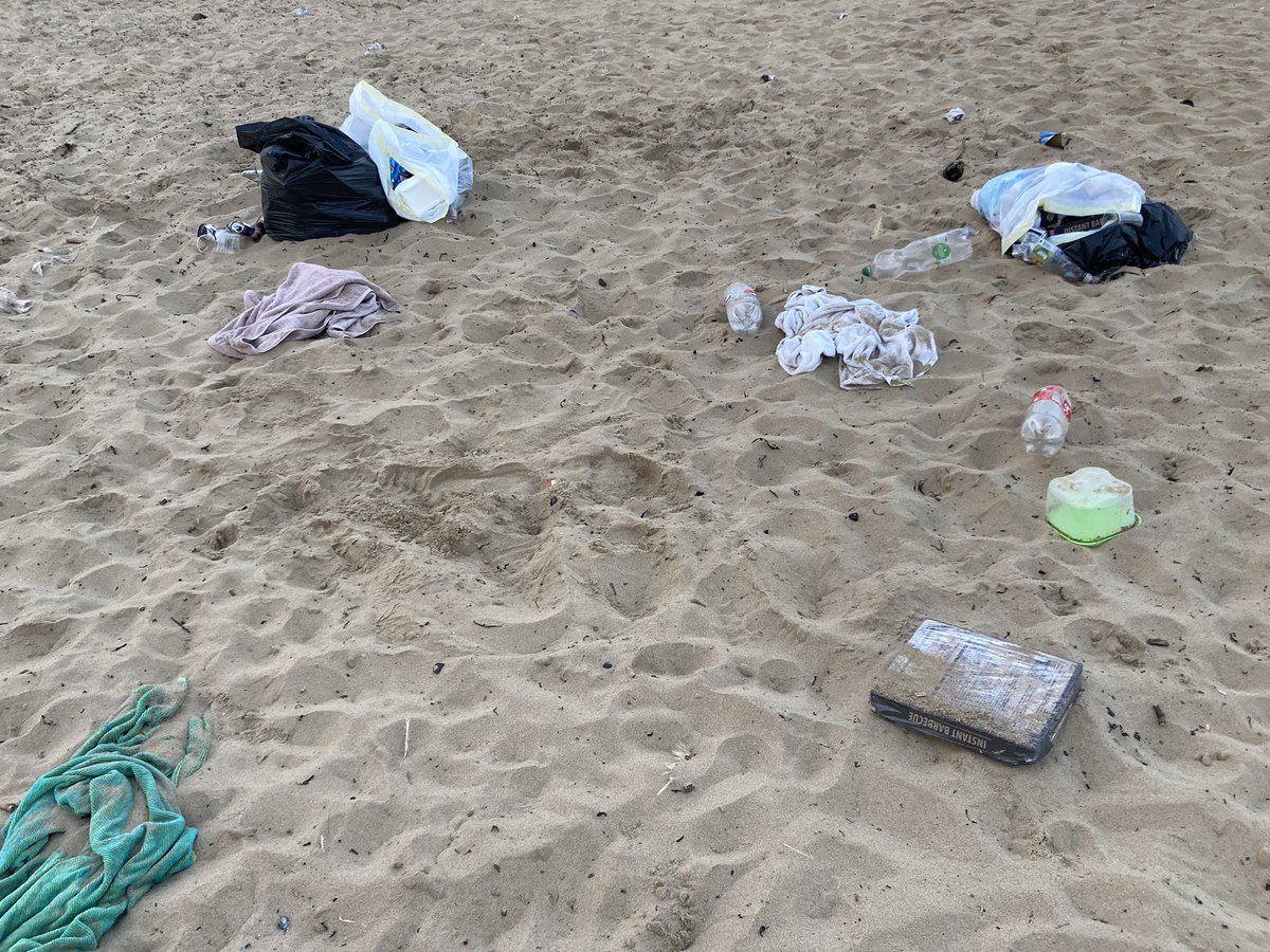 AmyItv's tweet image. Sunrise on one of our beautiful North East beaches ruined this morning by the amount of rubbish left behind after yesterday’s warm weather. Have you noticed the same where you live?