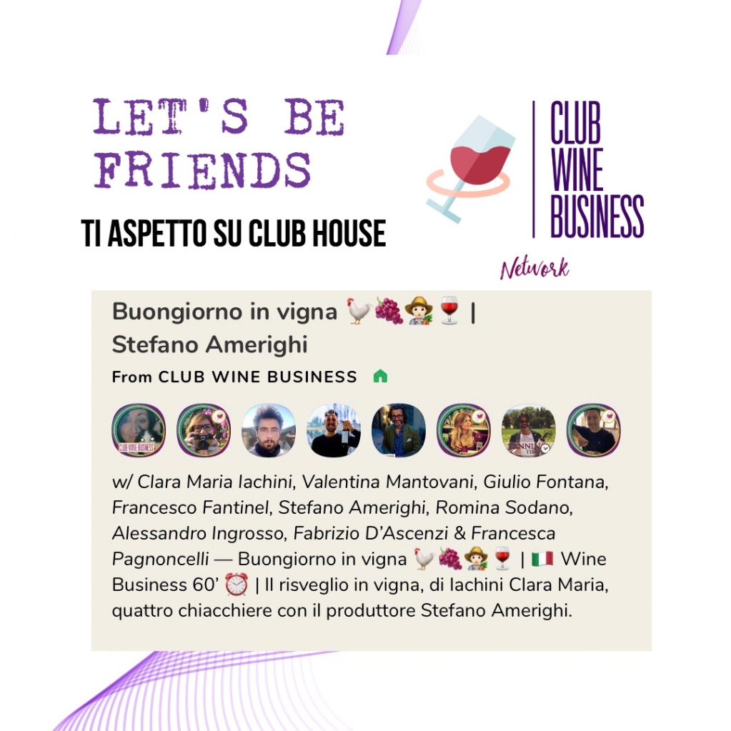 ClubWineBusine2's tweet photo. Siamo #LIVE con Buongiorno in Vigna con @ClarettaBlu 
Un risveglio in vigna con Stefano Amerighi @stefanoamerighi 
#wine #winebusiness #winelover #vino  @RominaSodano @francefantinel @FabrizioDA @GiulioFontana1 @MoscatoScanzoPF @tannin_time @vale_mantovale https://t.co/Qk9L51rC76