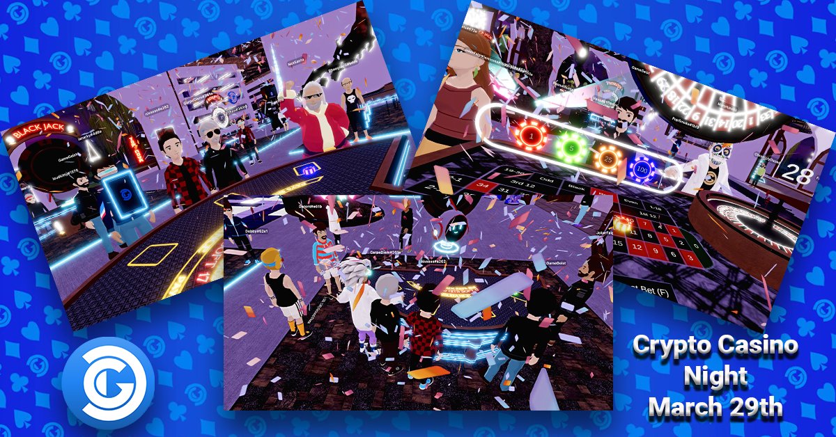 Congrats to the Crypto Casino Night winners yesterday in <a href="/decentraland/">Decentraland</a>! 🏆🥳

🥇 Cat 8175 USD
🥈 NotSanta 7574 USD
🥉 42069 5294 USD
4️⃣  bill 3489 USD
5️⃣  nikit 1790 USD

📅Stay posted for our future events: decentralgames.substack.com