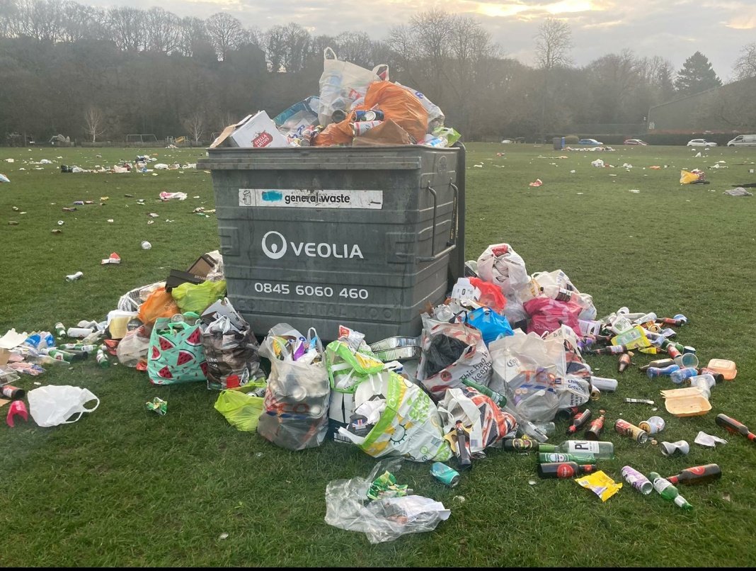 NancyFielder's tweet photo. The morning after the sunny day before. Come on Sheffield, surely we can do better than this? #EndcliffePark https://t.co/vxd2o3CGyF