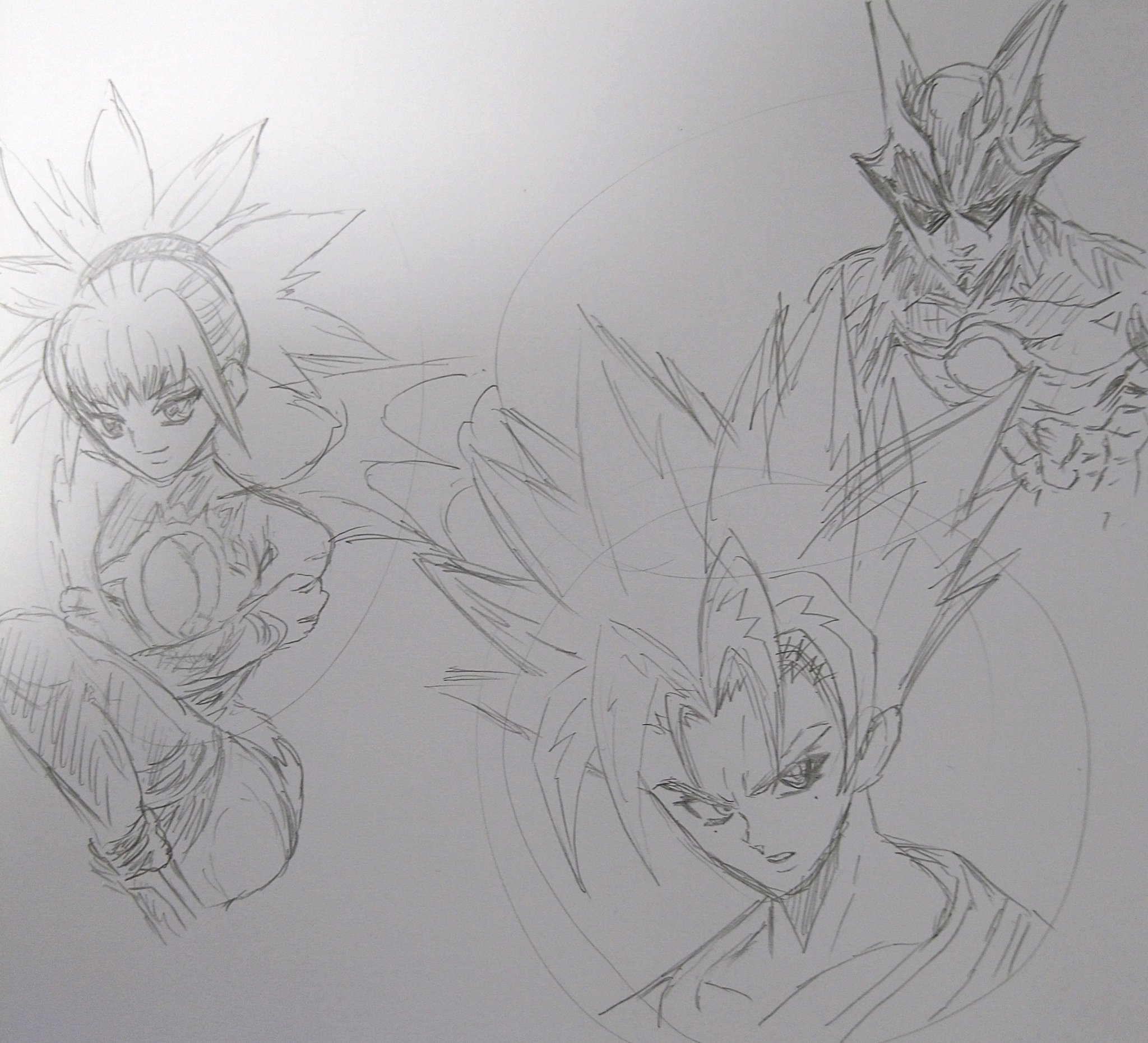 ビルドビルド アラフォーで絵描き練習中 久しぶりに好きな漫画家 桂正和先生 のキャラ達を模写 イラスト好きさんと繋がりたい 絵描きさんと繋がりたい 線画 模写 シャドウレディ Zetman メガプレボーイ Dna2 桂正和 ラフ T Co