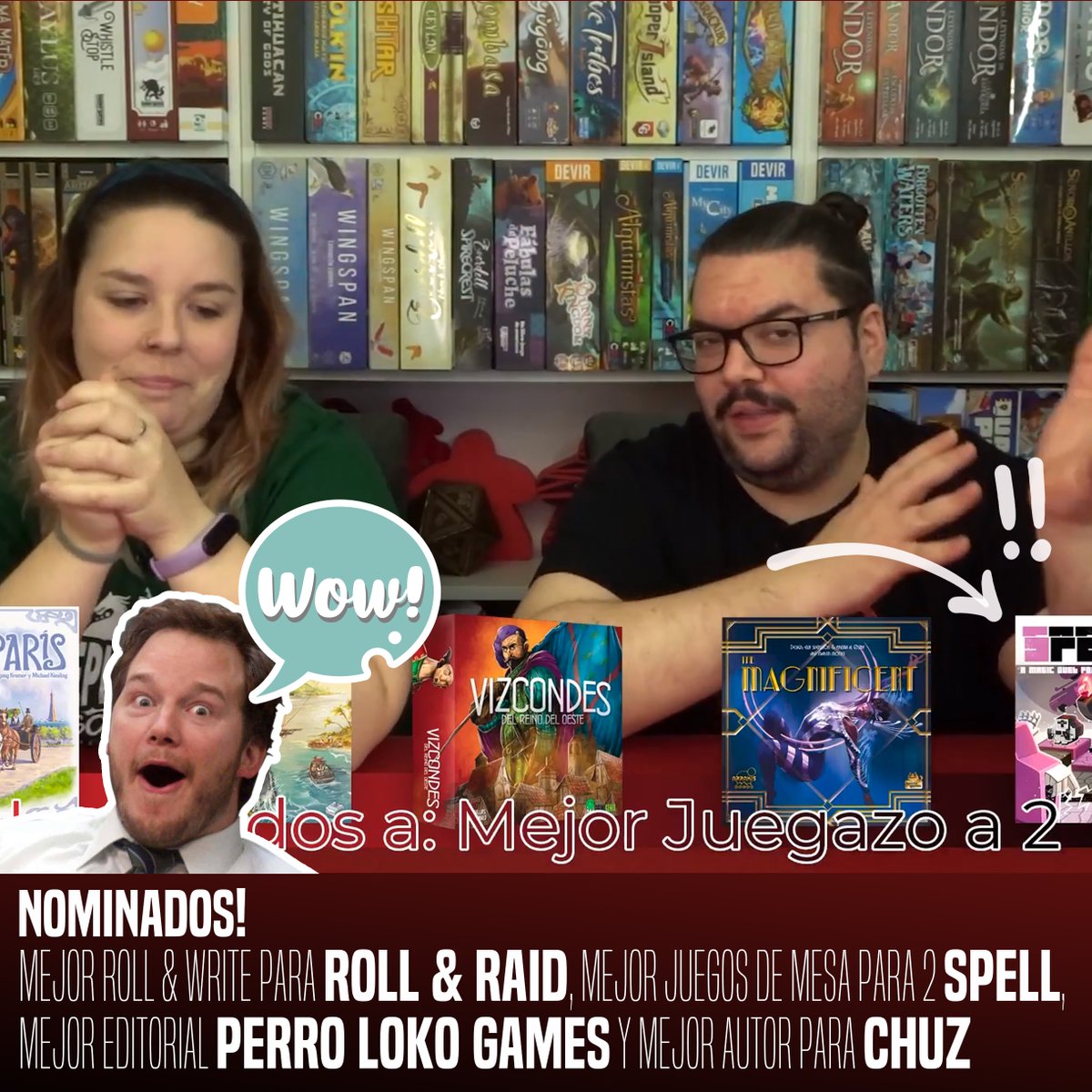 PerrolokoGames's tweet photo. Ou Yeah!!!!! Pero qué maravilla es esta?????😍😍😍 Plurinominación en @meepletopia  para Perro Loko Games, lo parte! ahora si nos llevamos lo bordamos🪡. Gracias a vosotros que mediante vuestros votos nos habéis colocado ahí💪💪

#perrolokogames #meepletopia #spell #rollandraid https://t.co/DvTf7YN1Gd