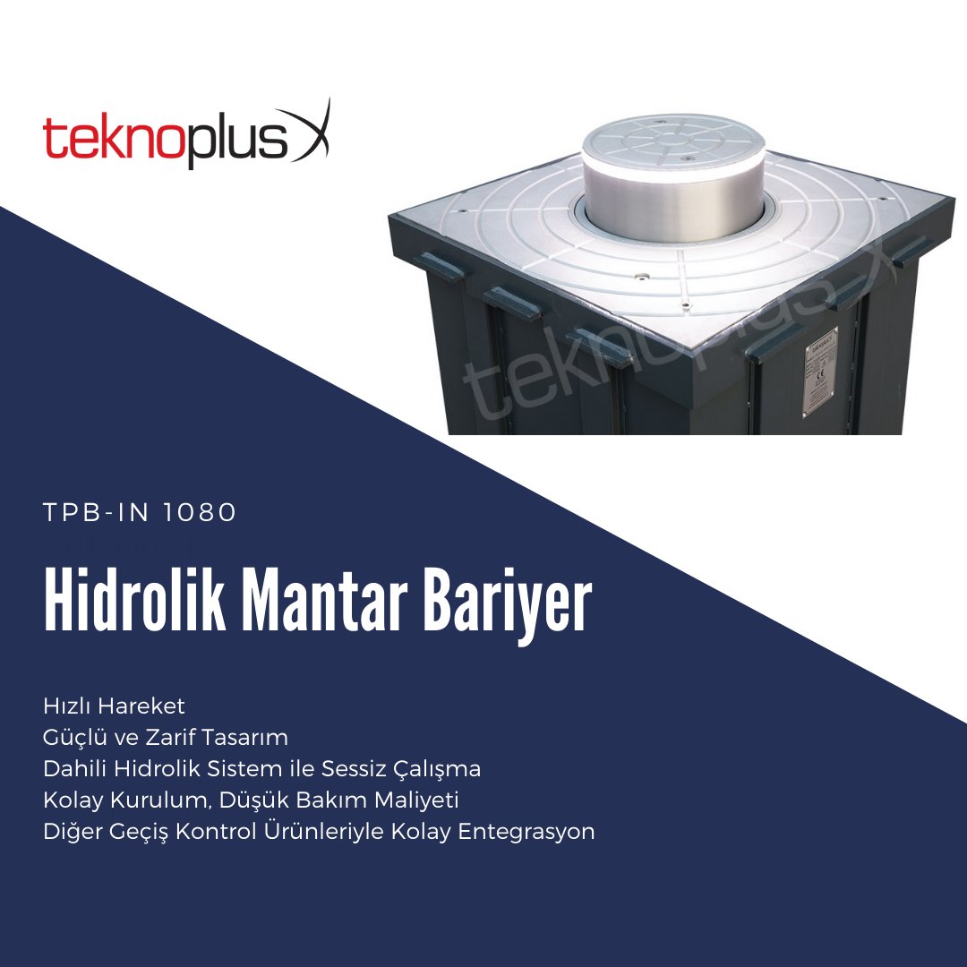 #HidrolikMantarBariyer #MantarBariyer #Teknoplus