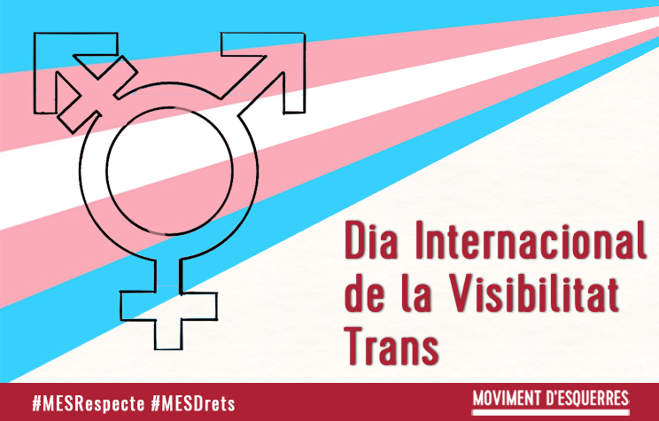 MovEsquerresCat's tweet photo. Avui és el dia de la #VisibilitatTrans
La lliure identitat de gènere de les persones és un dret. Posem fi a la discriminació i la transfòbia cap a aquest col·lectiu.
#MESRespecte #MESDrets #MESIgualtat https://t.co/NpkghLZO4X