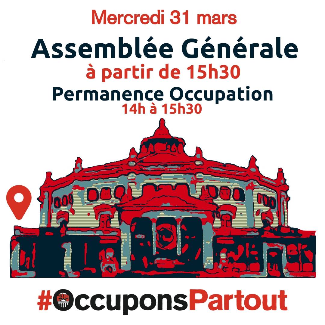 CipSomme's tweet photo. #Occupathon
JOUR 20 | 95 lieux occupés
RAPPEL: APPEL À TOUS LES SOUTIENS !
Assemblée Générale à 15h30 précédée de notre permanence quotidienne de 14h à 15h30
Pas de réouverture sans droits sociaux !
#OccuponsPartout #occupationodeon #enroutepourles100 https://t.co/s8knVConW0