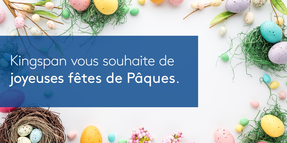 Kingspan vous souhaite de joyeuses fêtes de Pâques! #kingspan #pâques