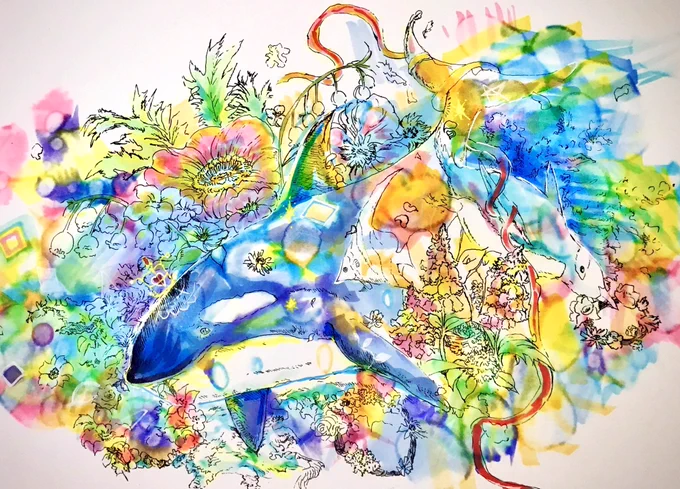 #3時間でフォロワー何人増えるかチャレンジ
心温まるイラスト描きます。 
