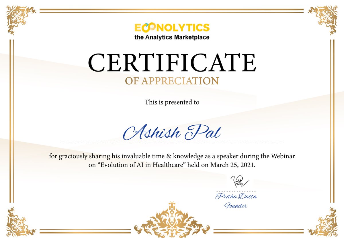 Econolytics3's tweet photo. Thanks to 'Ashish Pal' and 'Jugnu Jain' for graciously sharing their invaluable time and knowledge on the topic of 'How AI is shaping the healthcare sector.' We plan to have more such sessions going forward so watch out for our space. https://t.co/3A3NxDQ447